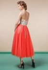 Д204-02 платье с цветным корсетом фото