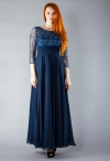 Адесина-02 красивые вечерние платья синее фото