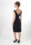 171054-03 маленькое черное платье из шелка фото