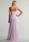 Пенелопа-02 длинное розовое платье с пайетками фото