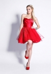 Ольвия красивое красное платье фото
