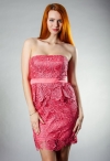 2117-02 розовое ажурное платье фото