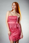 2117-03 розовое ажурное платье фото