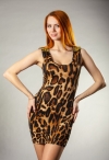 Изелия-03 леопардовое платье фото