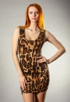 Изелия леопардовое платье фото