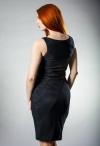 Олимпия-04 черное коктейльное платье фото