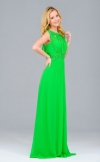 Марика-03 платье зеленого цвета в пол фото