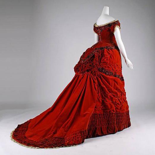 Вечерние платья прошлого 18-го века