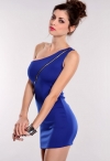 3001-04 платье повседневное синее фото