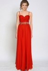 1512 красивое красное платье фото