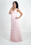 Роберта платье розовое с рюшами фото