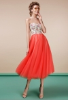 Д204 платье с цветным корсетом фото