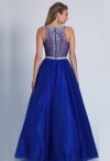 5799-02 синее вечернее платье фото