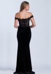 6010-02 черное вечернее платье фото