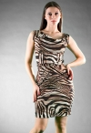 Акилина леопардовое платье недорого фото