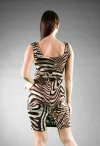 Акилина-03 леопардовое платье недорого фото